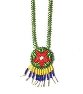 Image of Vintage Navajo Beaded Necklace (v9)