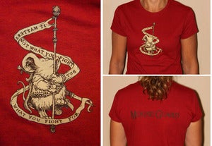 Image of Ladies Mouse Guard & Banner Tee
