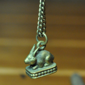 Image of Brass Bunny Pendant