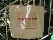 Image of NO THANK YOU SHOPPING TOTE