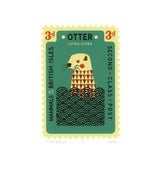 Image of Tom Frost<br>Otter Stamp 