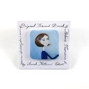Image of Sister blue (detail) Brooch