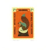 Image of Tom Frost<br>Squirrel Stamp 
