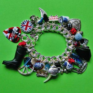 Image of British Eccentricity Chunky Monkey Charm Bracelet 