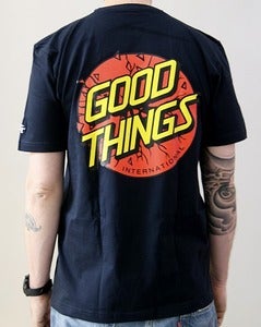 Image of Dot Logo Tee navy