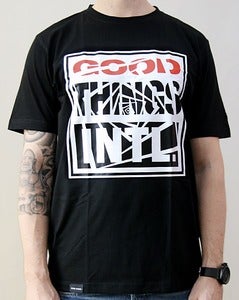 Image of Box Logo Tee black