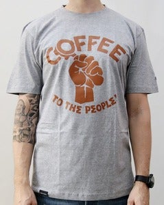 Image of Coffee To The People Tee grey
