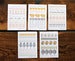 Image of Circles, Lines, and Shapes Print Set 5 x 7