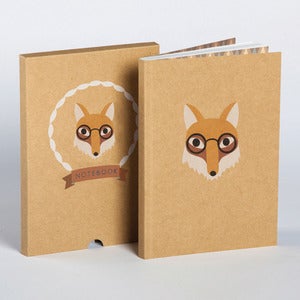 Image of Fox Boxed Blank Notebook