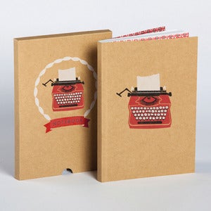 Image of Typewriter Boxed Blank Notebook