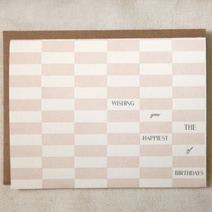 Image of Tiles Happy Birthday note