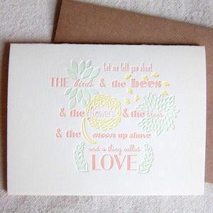 Image of Birds & Bees note