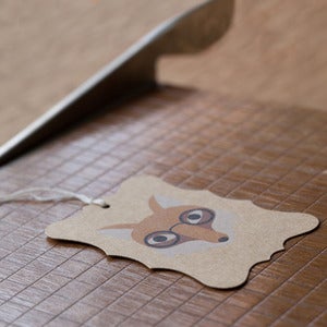 Image of 6 Fox Gift Tags