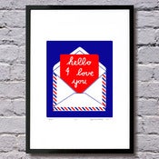 Image of Hello limited edition print  A3 (more colours...)