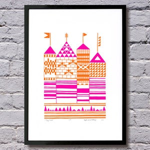 Image of Tiny Towers limited edition print A3 (more colours...)