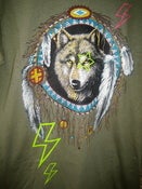 Image of DREAMCATCHER ELECTRO-WOLF T-SHIRT