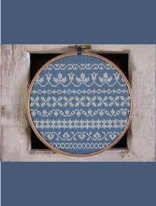 Image of do-it-yourself kit - Borderlines cross stitch by Chez-Sucre-Chez