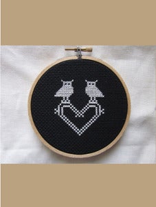 Image of Mini Owl Love You Always Cross-Stitch Do-It-Yourself Kit