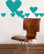 Image of DESIGN ELEMENTS - SOLID HEARTS DECAL SET