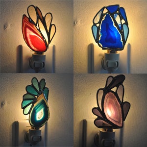 Image of Agate Geode Nightlights