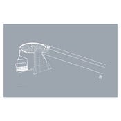 Image of Chairlift Print - Hand Screen Printed