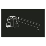 Image of Chairlift Print | Hand Screen Printed
