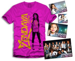 Image of Zendaya Gold Sticker Package Pink