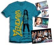 Image of Zendaya Gold Sticker Package Turquoise 