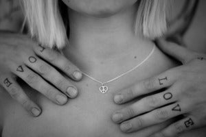 Image of A.M. Heart Necklace