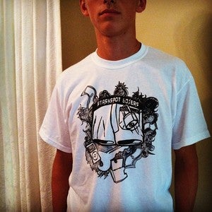 Image of White StashSpot Boxers Shirt