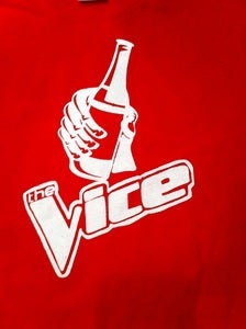 Image of THE VICE FUNNY PARODY OF THE VOICE BEER T-SHIRT
