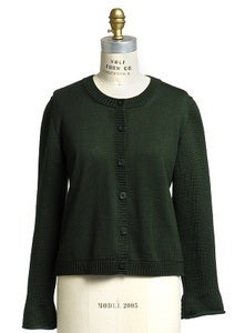 Image of Knit Green Cardigan
