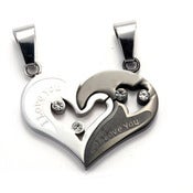 Image of Heart Pendant Stainless Steel