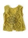 Image of Something Else Pattern Lace Up Tank - Ochre