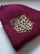 Image of Leopard Pocket Crew Neck Unisex