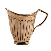 Image of Scalloped Silver Creamer 