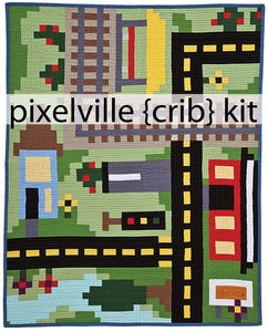 Image of Pixelville {crib} Quilt Kit