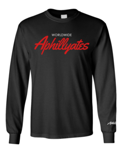 Image of Worldwide Aphillyates Long Sleeve Tee (Black)