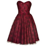 Image of Spider Lace 50s Style Dress
