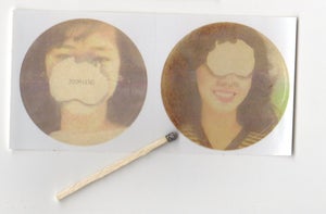 Image of Burnt Face Stickers