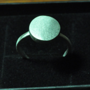 Image of Full Moon Sterling Silver Ring