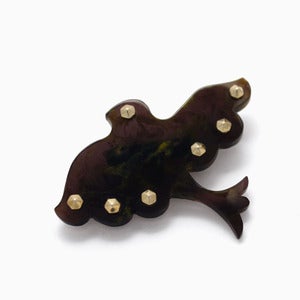 Image of Flight Brooch | Tortoiseshell + Golden