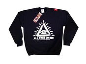 Image of Mens "All Eyes On Me" Crew Neck Sweater