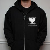 Image of The Saddest Landscape - Cover Your Heart Zip Up Hoodie