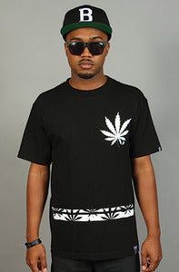 Image of Bud Leaf Rugby Tee Black