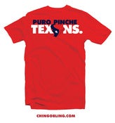 Image of Puro Pinche Texans Tee (Men's tee Red) 