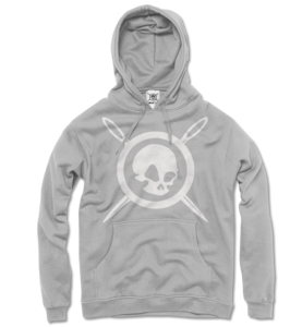 SKULL & NEEDLES HOODIE (Gray)