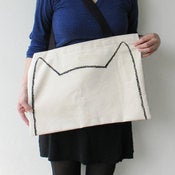 Image of Big Kitty Canvas Tote Bag