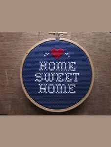 Image of Home Sweet Home Do-It-Yourself Cross-Stitch Kit