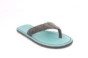 Image of No.60001 hidden pyramid sandal. black leather